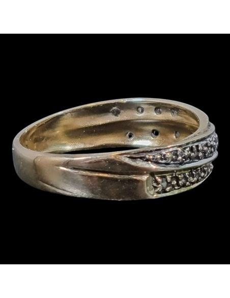 Złoty Pierścionek Wzorki 2,42g pr.585 r.14