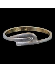 Pierścionek Białe/Żółte Złoto p585 1,45g r.19