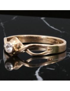 Pierścionek Przeplatane Oczko 1,80g pr.585 r.14 2