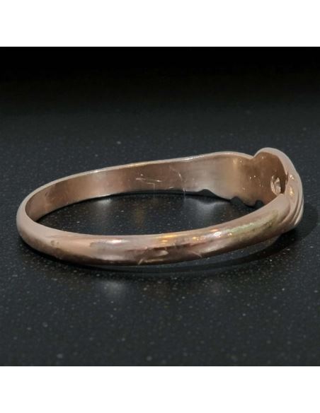 Pierścionek Falowane Oczko 1,46g 585 r.18