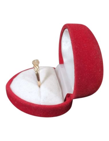 Pierścionek Falowane Oczko 1,46g 585 r.18