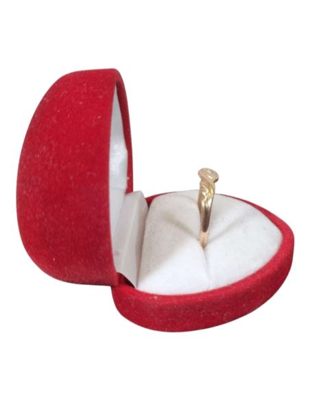 Pierścionek Falowane Oczko 1,46g 585 r.18