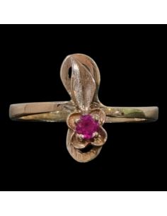 Pierścionek Różowy Kamień 1,71g pr.585 r.16 2