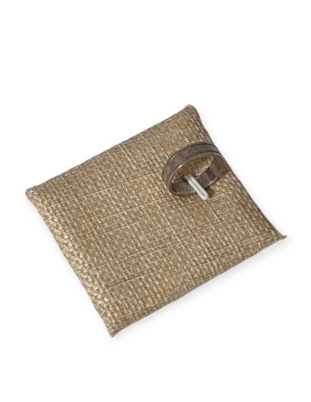 Obrączka z grawerem dwie linie r.14 3,19g 925