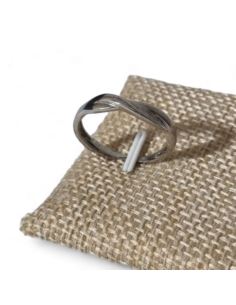 Pierścionek przeplatany r.20 2,17g 925