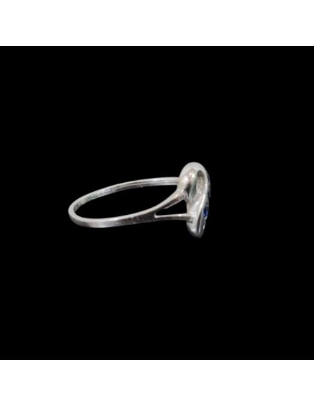 Pierścionek B Złoto Nieb. Kam, p750 1,47g r16,5