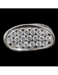 Pierścionek Cyrkonie  Białe Złoto p585 4,83g r20
