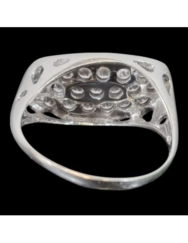 Pierścionek Cyrkonie  Białe Złoto p585 4,83g r20