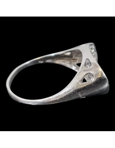 Pierścionek Cyrkonie  Białe Złoto p585 4,83g r20