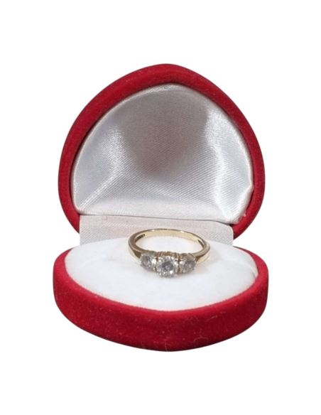 Pierścionek z Kamieniami 585 2,4g r.16