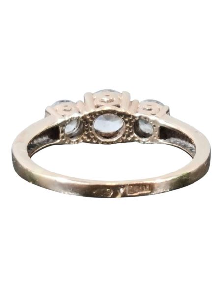 Pierścionek z Kamieniami 585 2,4g r.16