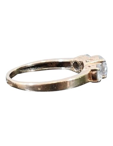 Pierścionek z Kamieniami 585 2,4g r.16