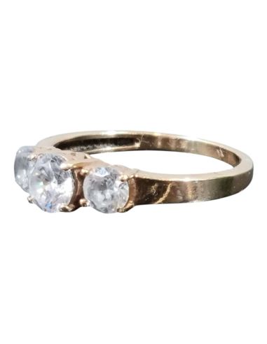 Pierścionek z Kamieniami 585 2,4g r.16