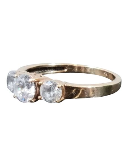 Pierścionek z Kamieniami 585 2,4g r.16