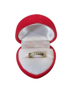 Pierścionek 8 Cyrkonii 2,47g pr.585 r.15