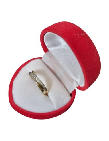 Pierścionek 8 Cyrkonii 2,47g pr.585 r.15