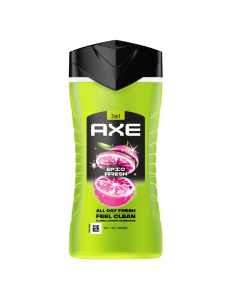 Axe Epic Fresh Żel pod Prysznic 3w1 250ml