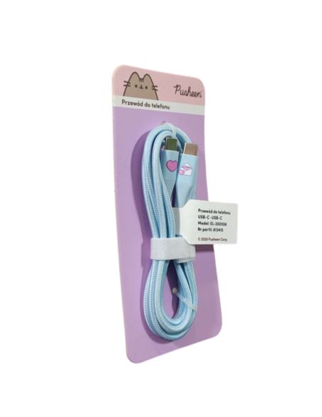 Pusheen Przewód USB-A USB-C 1,5m Różne Kolory