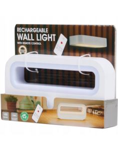 Lampa ścienna akumulatorowa z pilotem 4000K 100lm Action