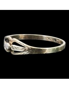 Złoty pierścionek 1.24g pr.585 r.15 2