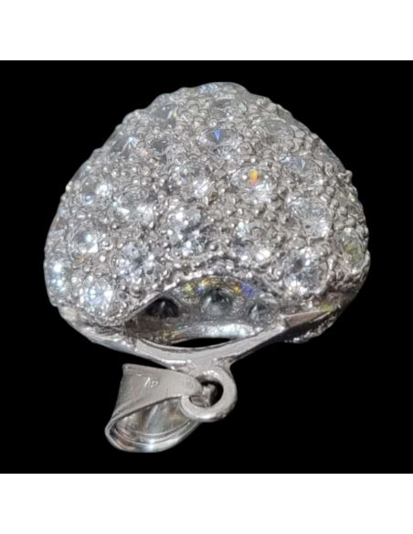 Zawieszka Serce Białe Złoto p585 5,16g