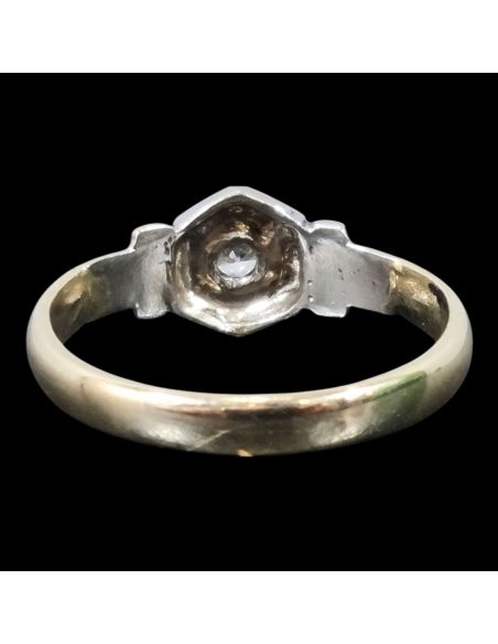 Złoty Pierścionek z Oczkiem 2.22g pr.585 r.13