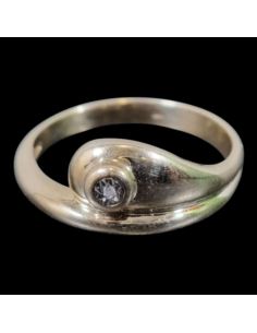 Złoty Pierścionek z Oczkiem 2,91g pr.585 r.15