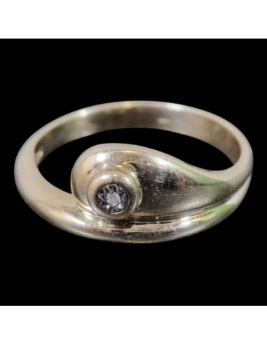 Złoty Pierścionek z Oczkiem 2,91g pr.585 r.15