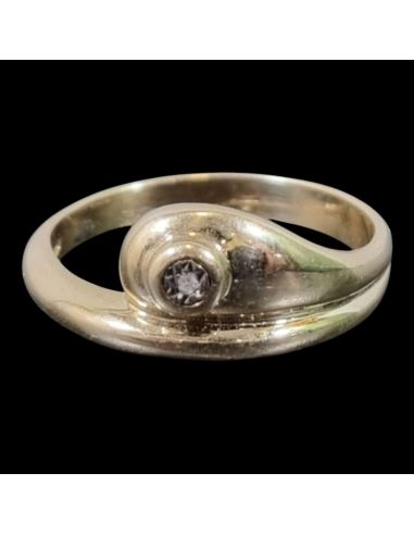 Złoty Pierścionek z Oczkiem 2,91g pr.585 r.15