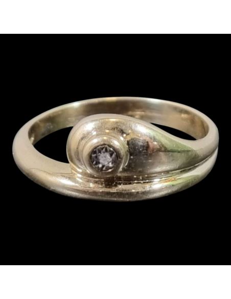 Złoty Pierścionek z Oczkiem 2,91g pr.585 r.15