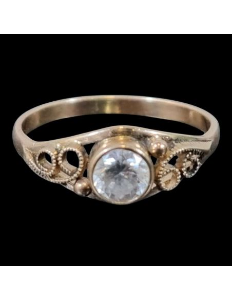 Pierścionek Oczko z Zawijasami 2,02g 585 r.15