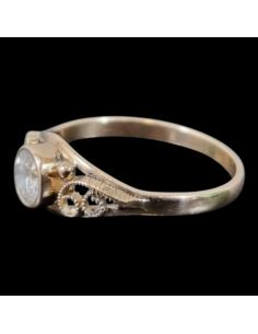 Pierścionek Oczko z Zawijasami 2,02g 585 r.15 2