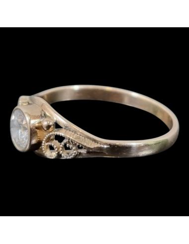 Pierścionek Oczko z Zawijasami 2,02g 585 r.15