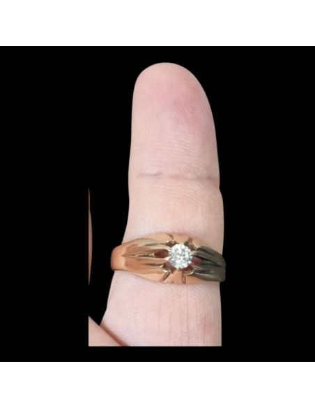 Pierścionek Duże Oczko 4,21g 585 r.20