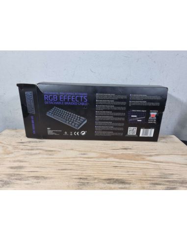 Klawiatura ISY Mechanic Mini RGB Czarna IGK-5000-WT-US