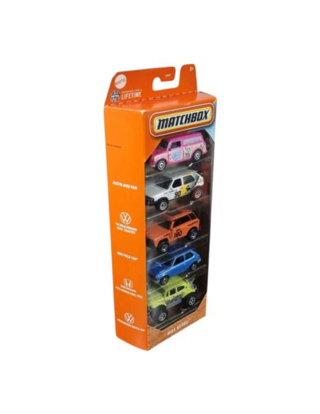 Zestaw Resoraki Matchbox 5-Pack Różne Modele