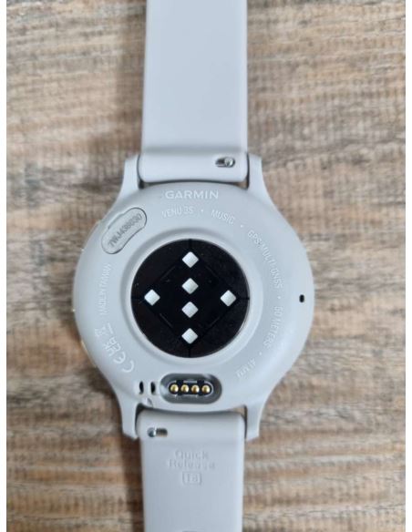 Zegarek sportowy GARMIN Venu 3s 41mm Biało-złoty (brak kabla)