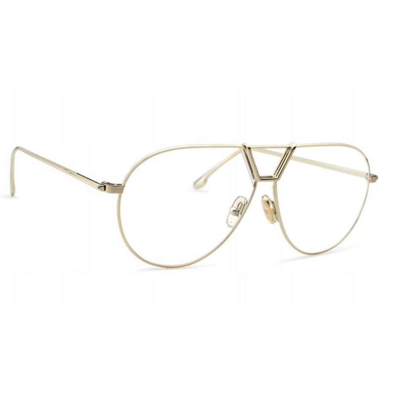 Okulary Victoria Beckham Aviator VB2106 714 Jasnozłote