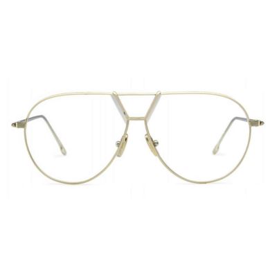 Okulary Victoria Beckham Aviator VB2106 714 Jasnozłote